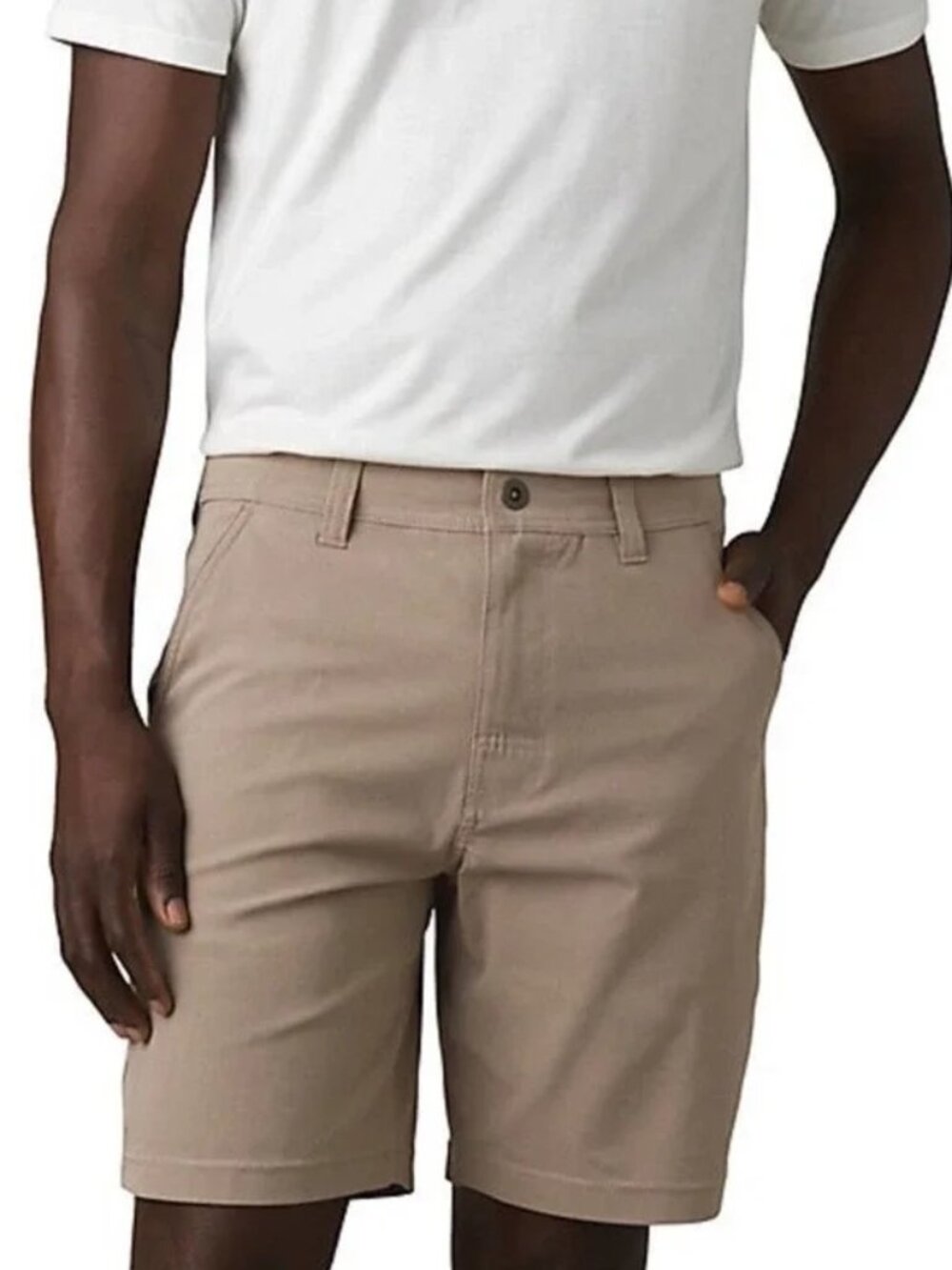 prAna Hybridizer Shorts Men’s 28x8 Khaki Outdoor Hiking Performance